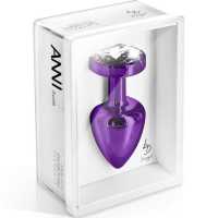 Анальная пробка Diogol ANNI round purple 35мм