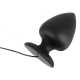 Анальная пробка Black Velvets Vibrating Plug Silicone