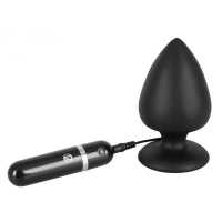 Анальная пробка Black Velvets Vibrating Plug Silicone Анальная пробка Black Velvets Vibrating Plug Silicone