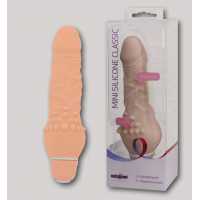 Вибратор MINI SILICONE CLASSIC VIBRATOR, 7 FUNKTIONEN, NATUR, 13 CM