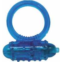 Эрекционное кольцо - Silicone Soft Cock-Ring blue m. Vibr. Эрекционное кольцо - Silicone Soft Cock-Ring blue m. Vibr.