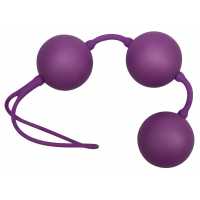 Вагинальные шарики Velvet Purple Balls, фиолетовые Вагинальные шарики Velvet Purple Balls, фиолетовые