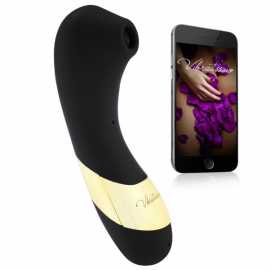 Клиторный стимулятор Amor Vibratissimo Secret Kiss+ Licker, чёрный