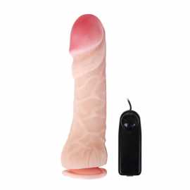 Вибратор The Big Penis 5.8, телесный