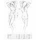 Боди JEAN BODY black Passion